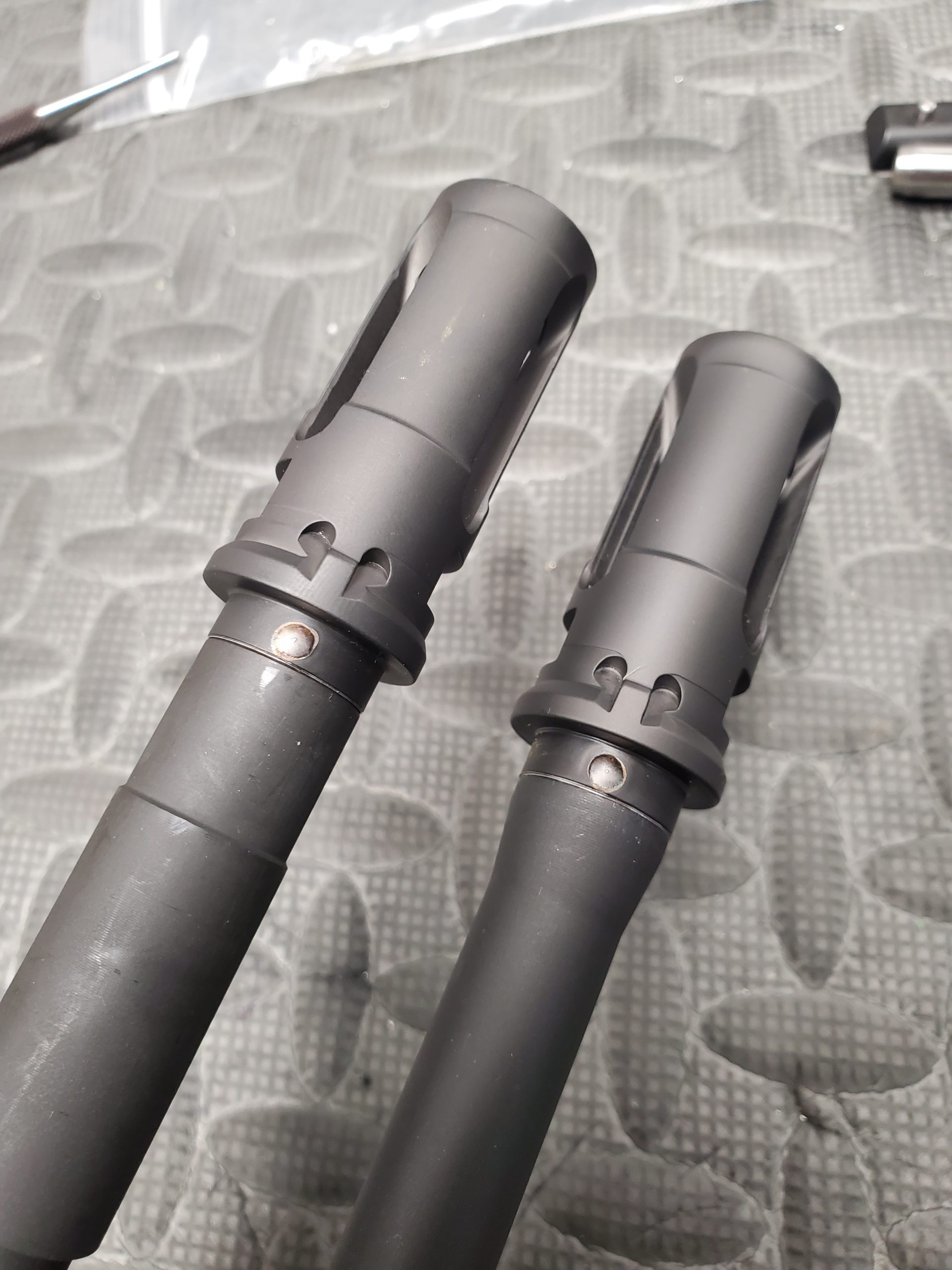 Pin and Weld Surefire closed tine flash hider by Trajectory Arms